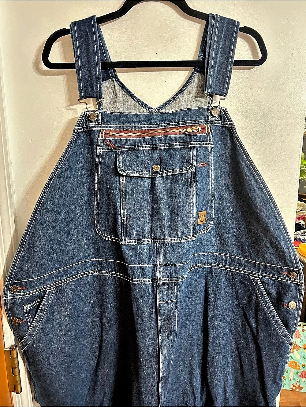 C.E. Schmidt Bib Overall Denim Bib Overalls Waist 32
